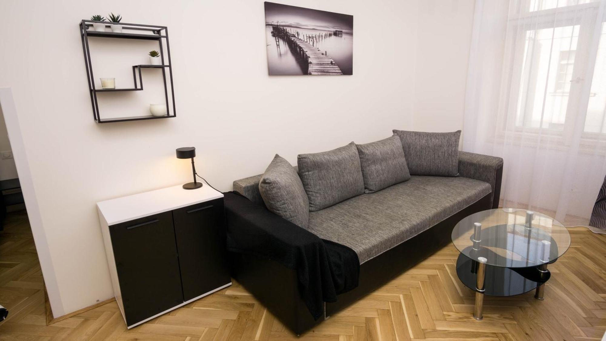 Black & White Apartment Prague By Wenceslas Square And Muzeum Zimmer foto